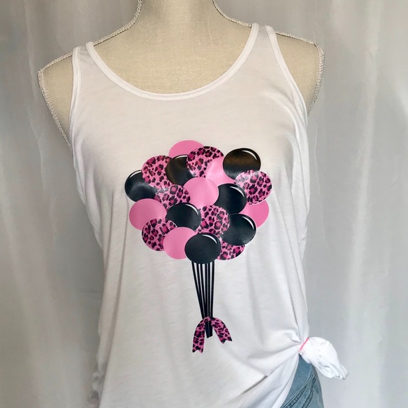 Flowy Racerback Tank HTV/Embellishment NWOT - Picture 1 of 8